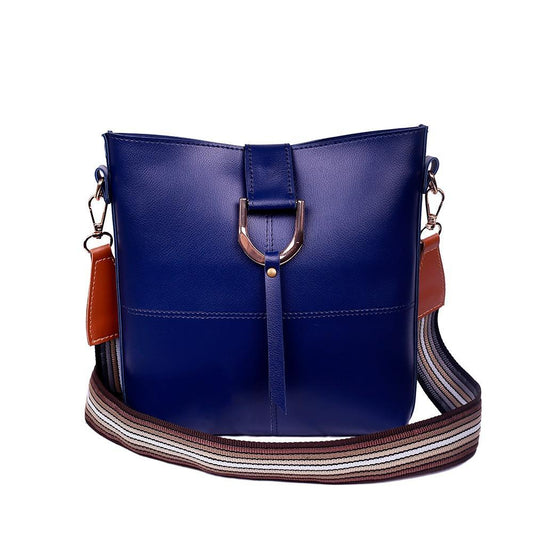 Grain PU Leather Crossbody Bag for Women's