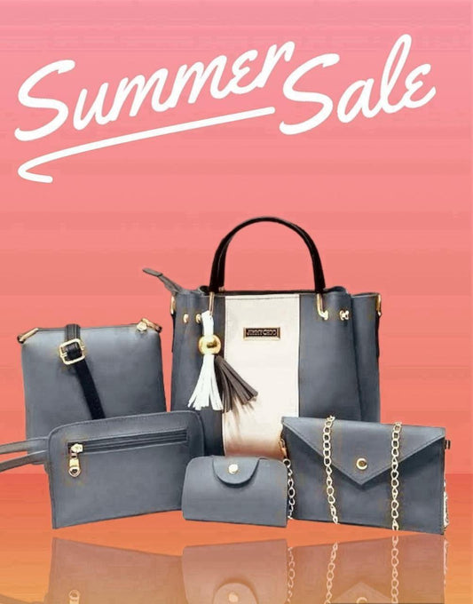 Premium 5-Piece Women's Handbag Set – Elegant & Durable