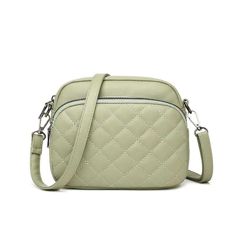 Embroidered PU Leather Crossbody Bag for Women