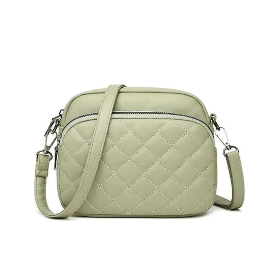 Embroidered PU Leather Crossbody Bag for Women
