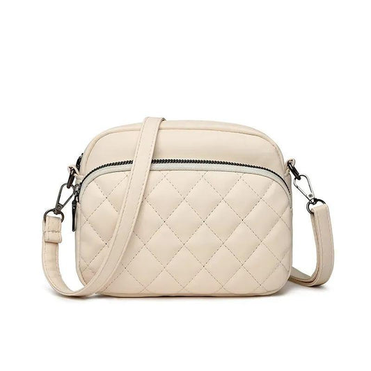 Embroidered PU Leather Crossbody Bag for Women