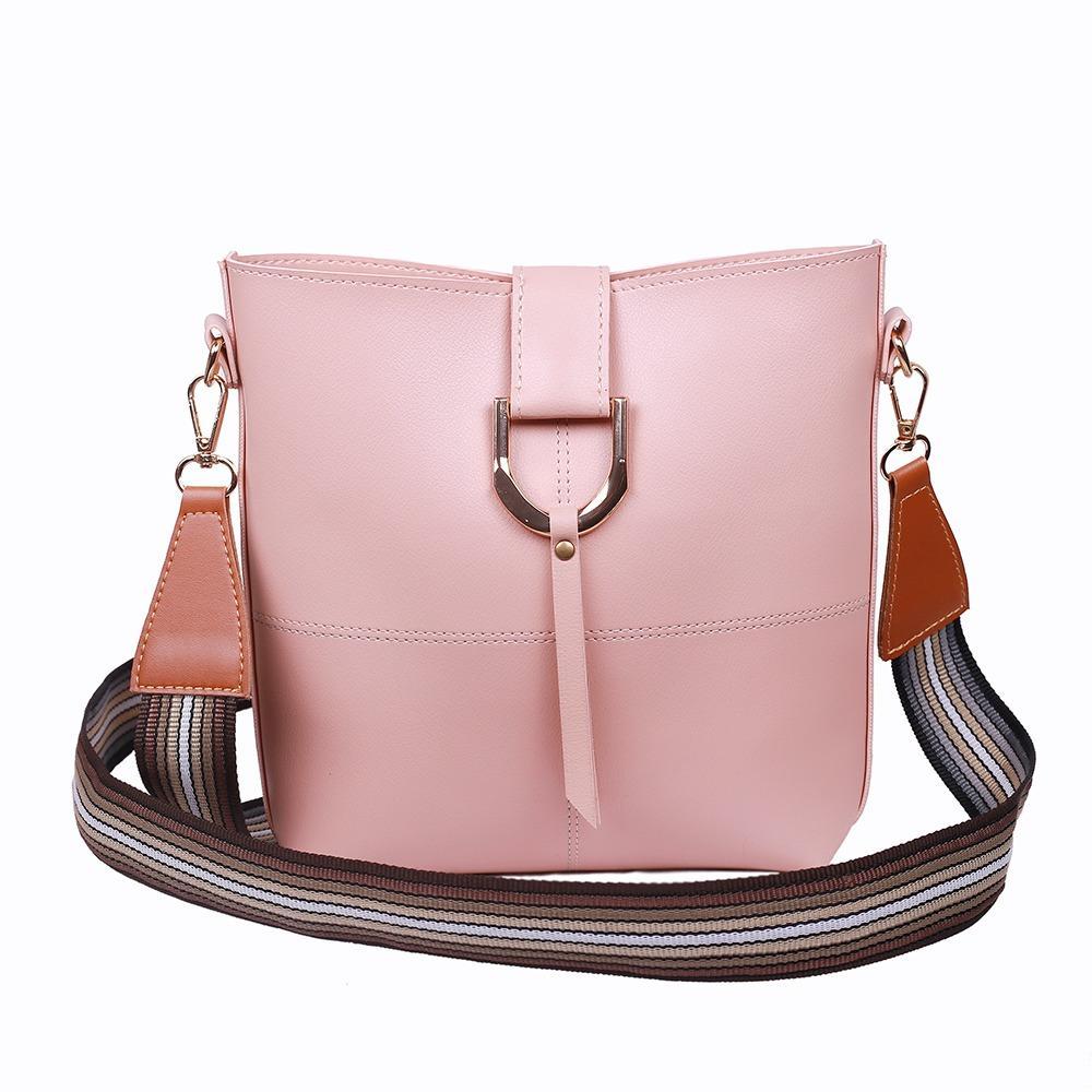 Grain PU Leather Crossbody Bag for Women's