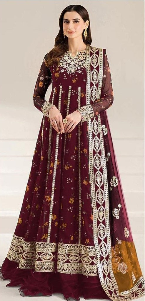 Most Demanding Edition 2026 – 3PC Lawn Digital Printed & Embroidered Unstitched Suit
