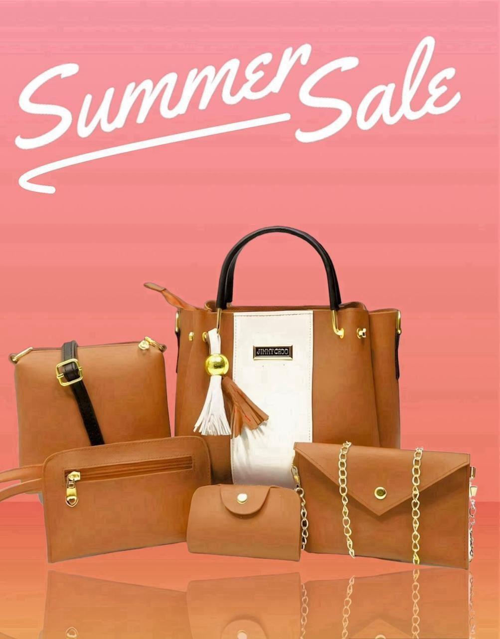 Premium 5-Piece Women's Handbag Set – Elegant & Durable