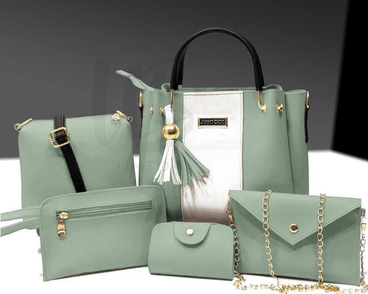 Premium 5-Piece Women's Handbag Set – Elegant & Durable