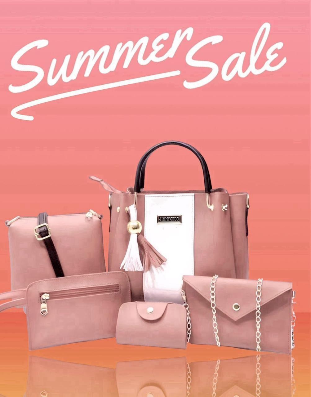 Premium 5-Piece Women's Handbag Set – Elegant & Durable